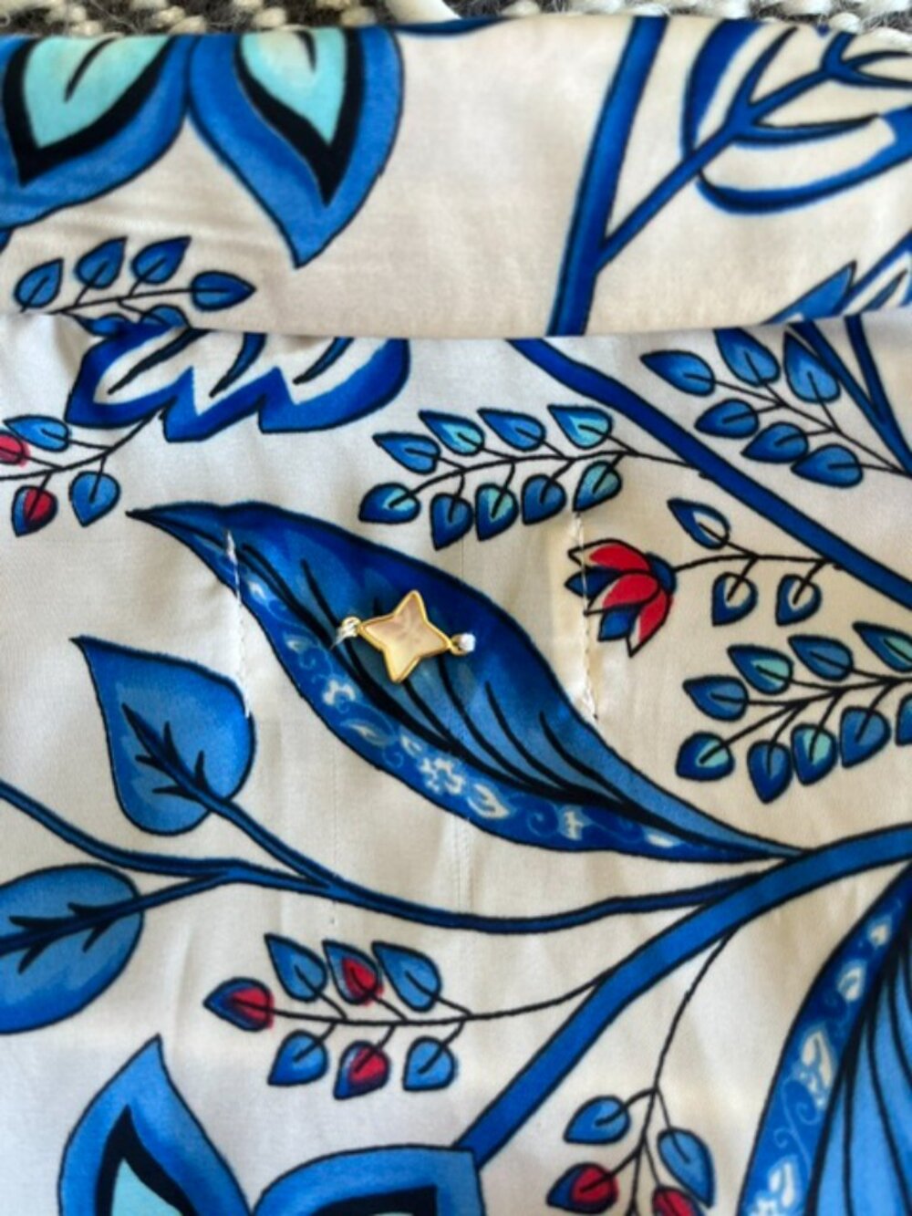 French Designer Emma Ducci 100% Silk Maxi Shirt Dress | Size 10 - Picture 10 of 12